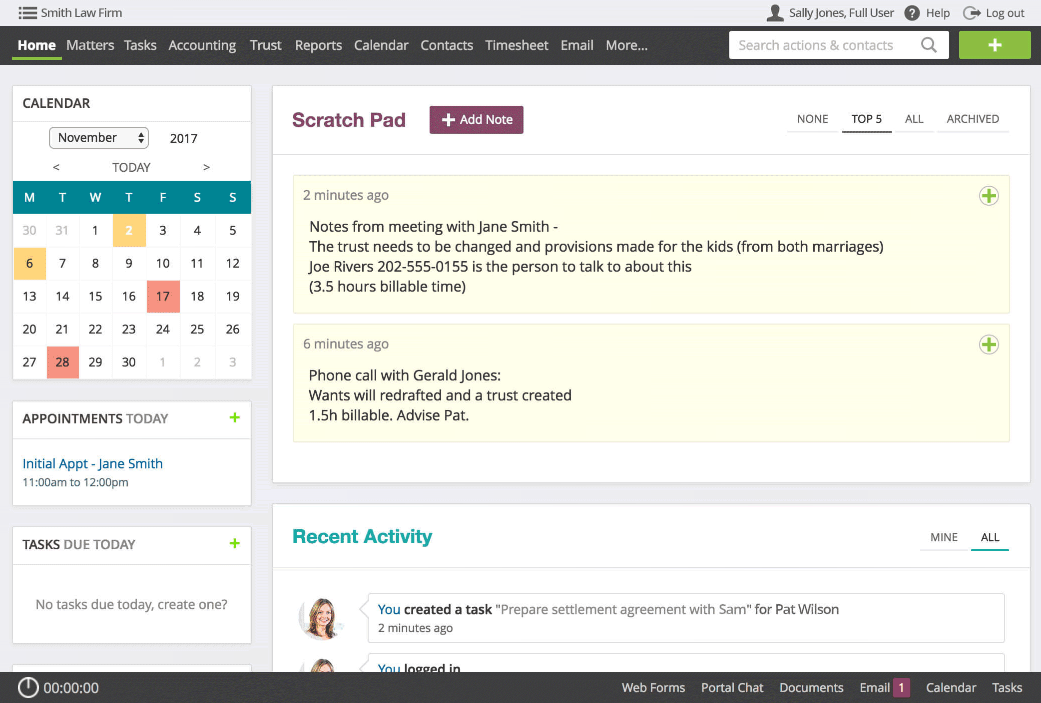 Actionstep Practice Management Software