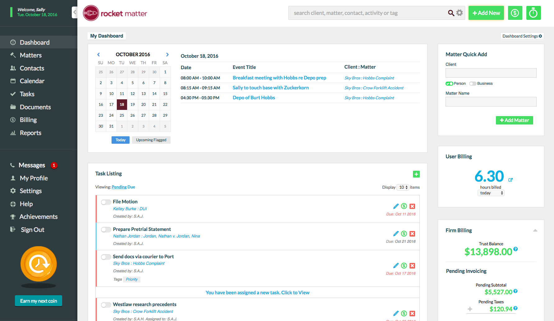 Rocket Matter Practice Management Software